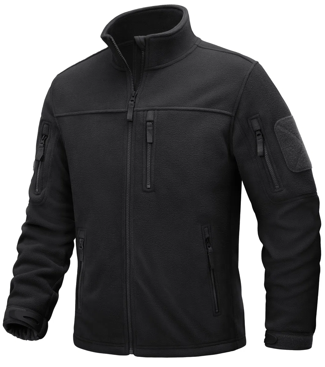 TACVASEN Herren Militär Outdoor Fleecejacke Warme Taktische Jacke Fleece Jacket
