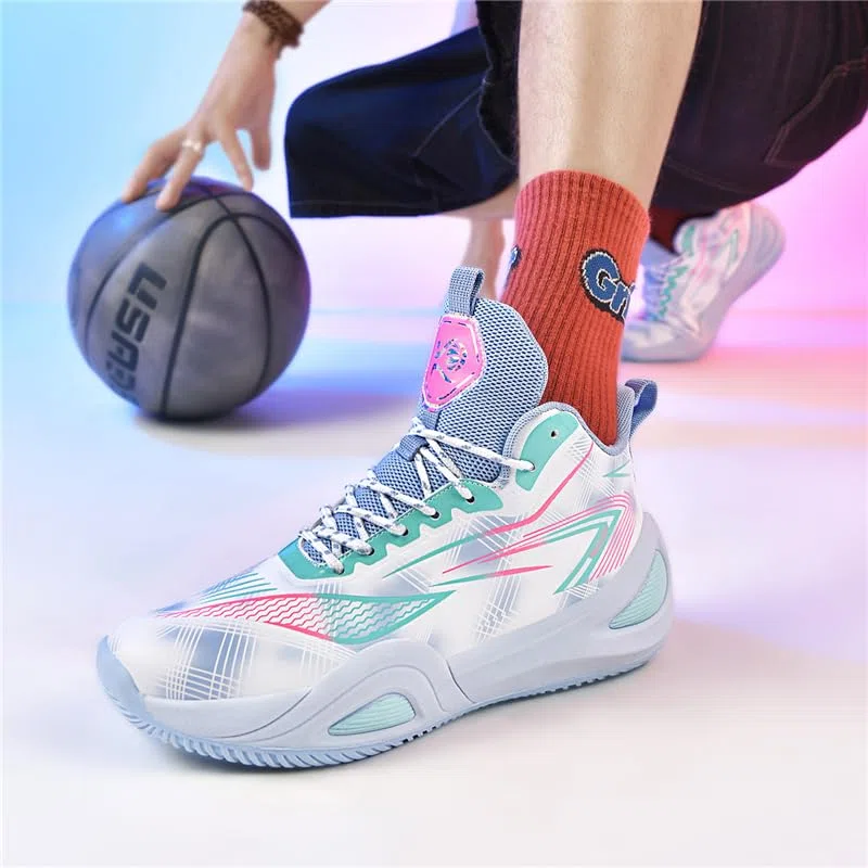 Jungsport- und Kinderbasketballschuhe, Lauf- und Gehschuhe, atmungsaktive und Bequeme Sportschuhe
