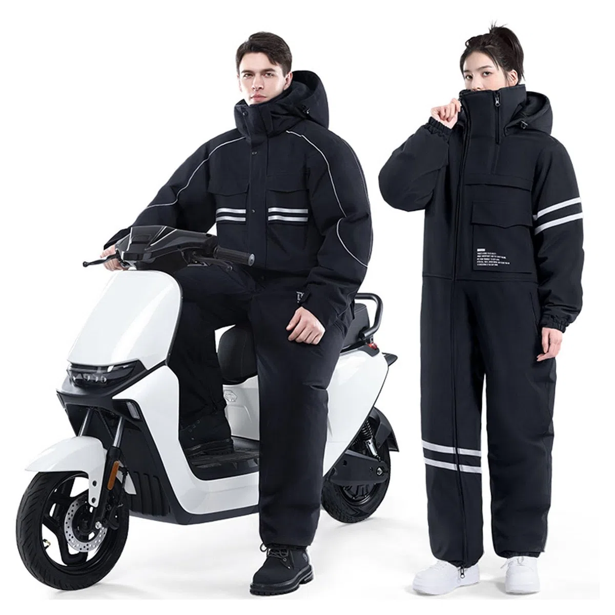 KYOFIS Schneeanzug Isolierter Ski-Jumpsuit, Einteiliger Erwachsenen-Schneeanzug, wasserdicht, winddicht, Schneemobil Kaltwetteranzug für Erwachsene/Herren/Frauen