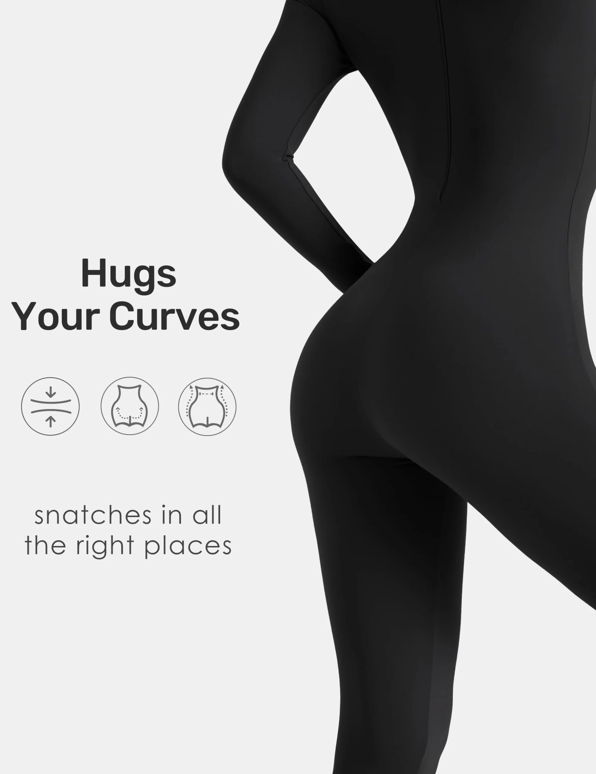 speerise Einteiler für Erwachsene, hoher Halsausschnitt, Reißverschluss, Ganzkörperanzug, Bodycon, Jumpsuit für Damen