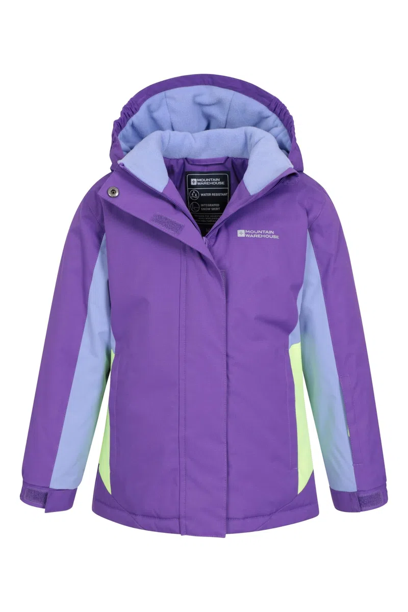 Mountain Warehouse Honey Skijacke für Kinder - Schneedicht, Kinderjacke mit Fleecefutter, Schneerock, Winterjacke- Hält Kinder warm