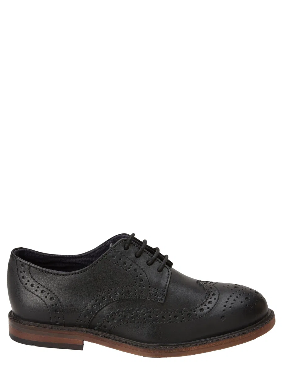 NEXT Jungen Standard Passform (F) Brogues zum Schnüren aus Leder