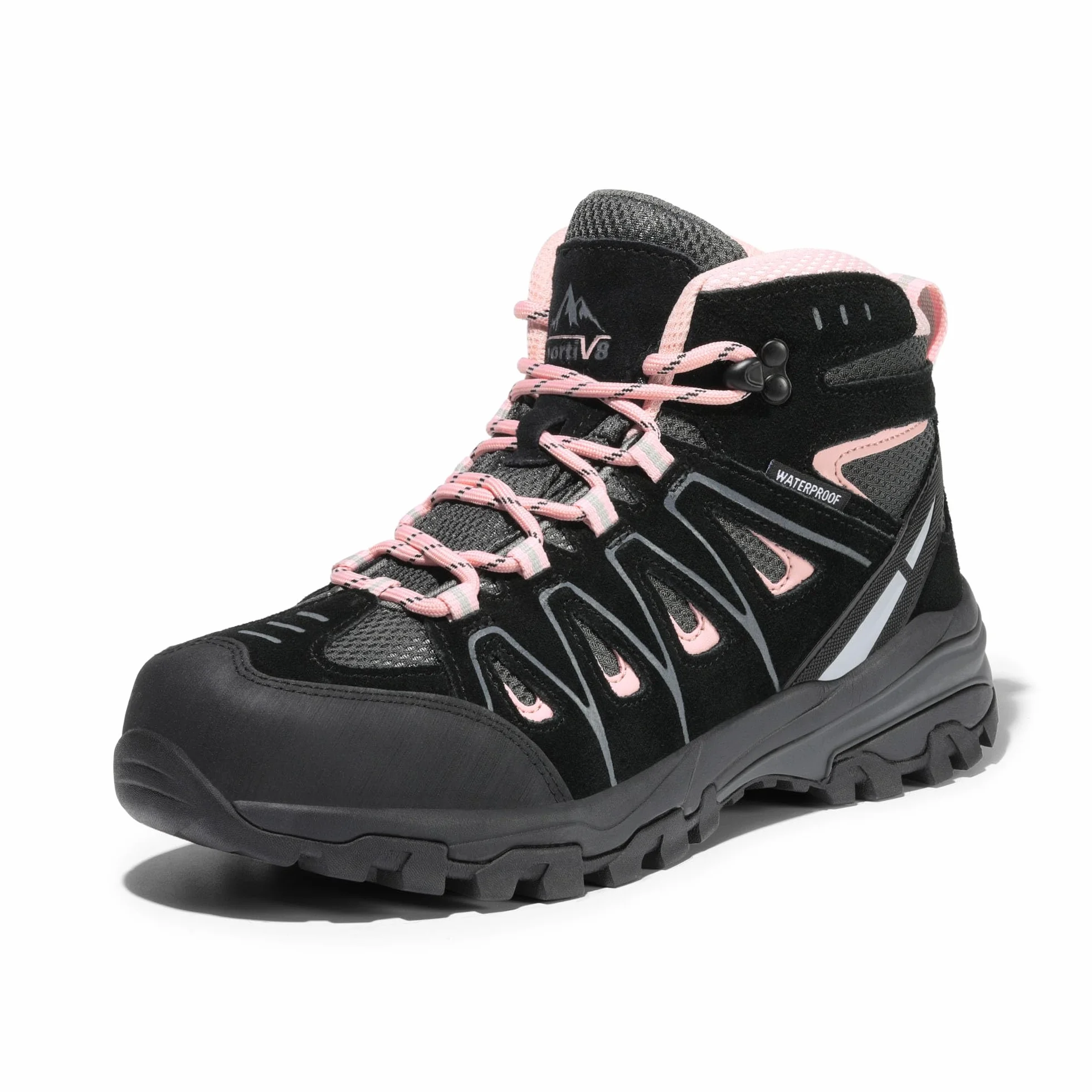 NORTIV 8 Adventurer Trekking-& Wanderhalbschuhe für Damen -Atmungsaktive Bequeme Damenstiefel